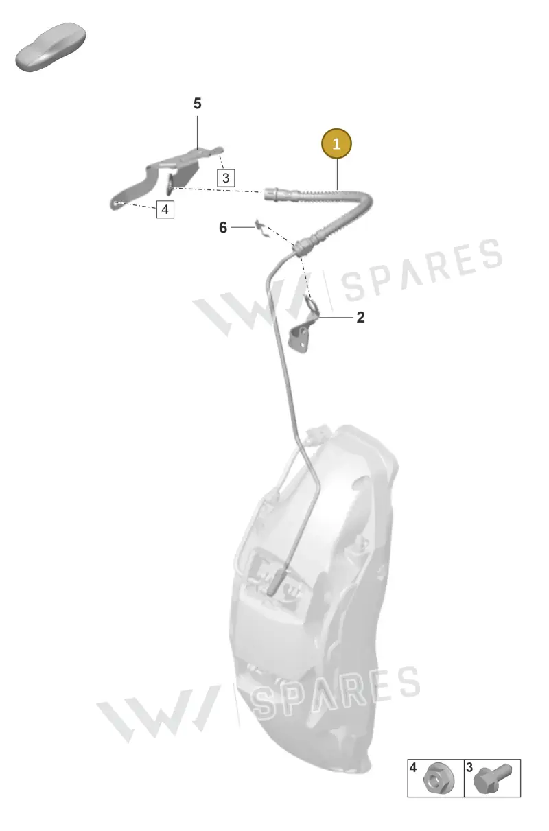 9J1611708K — Porsche Taycan Sport Turismo (2023-2025) diagram p56604016, position 1