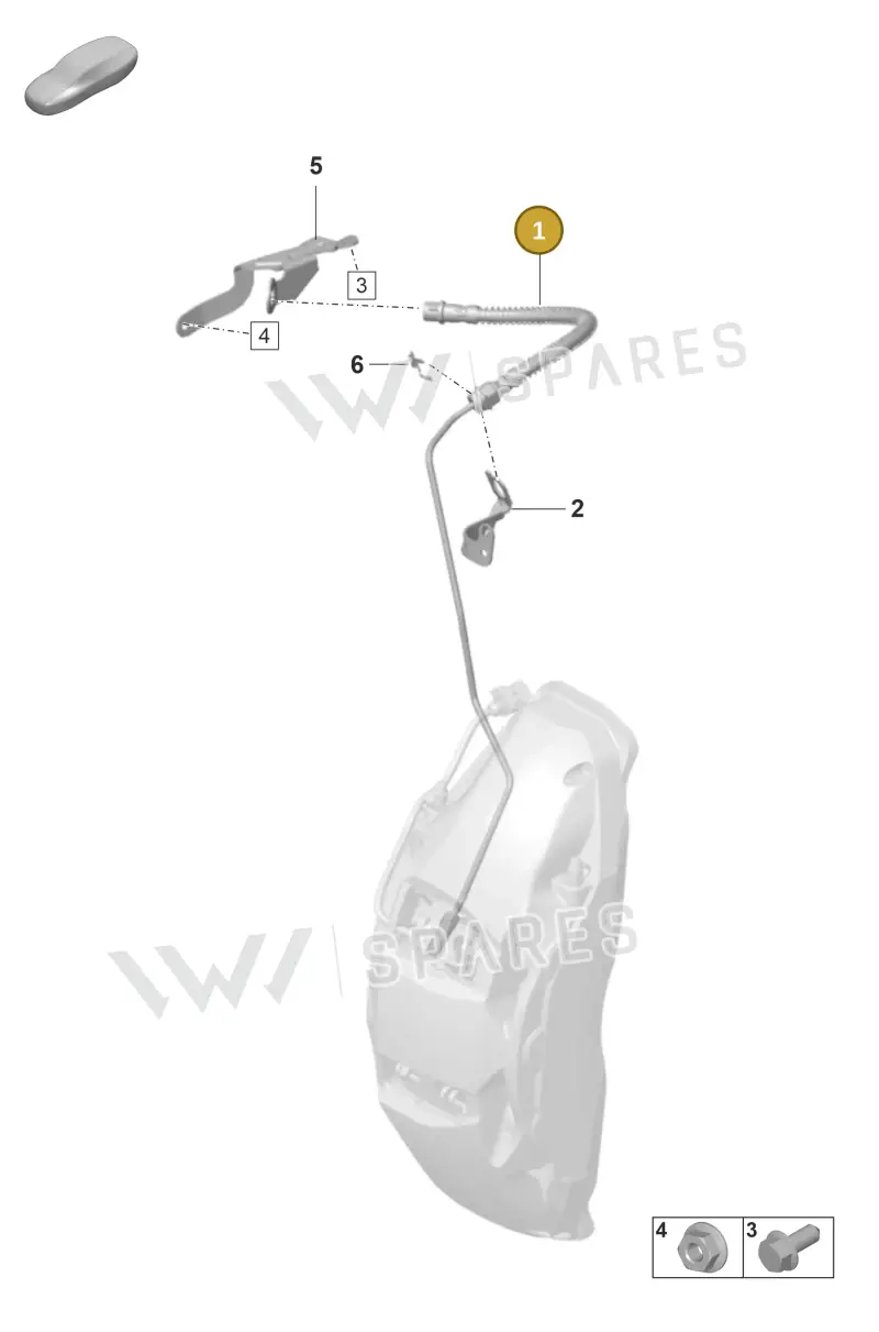 9J1611708L — Porsche Taycan Sport Turismo (2023-2025) diagram p56604016, position 1