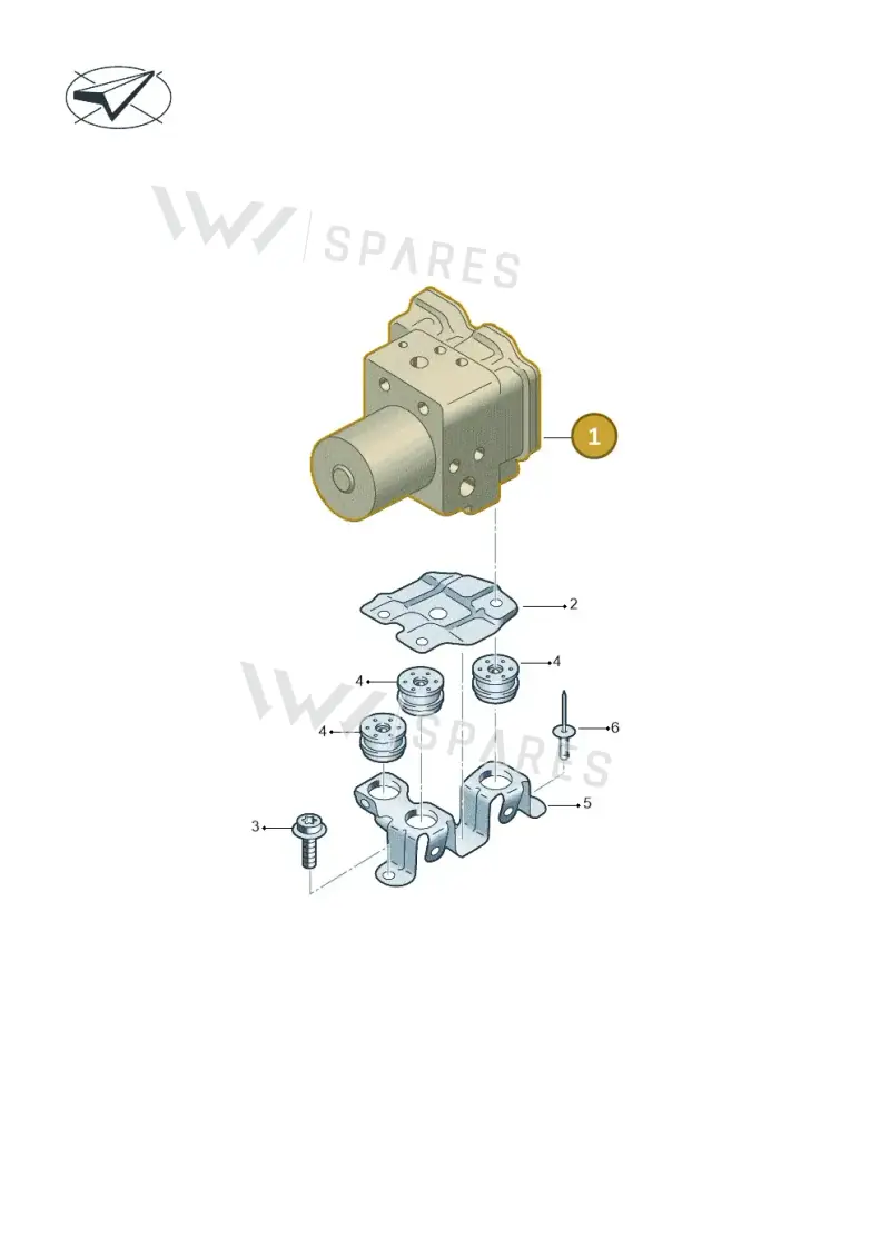 9J1614095RY — Audi RS e-tron GT (2020-2025) diagram 4j1614010, position 1