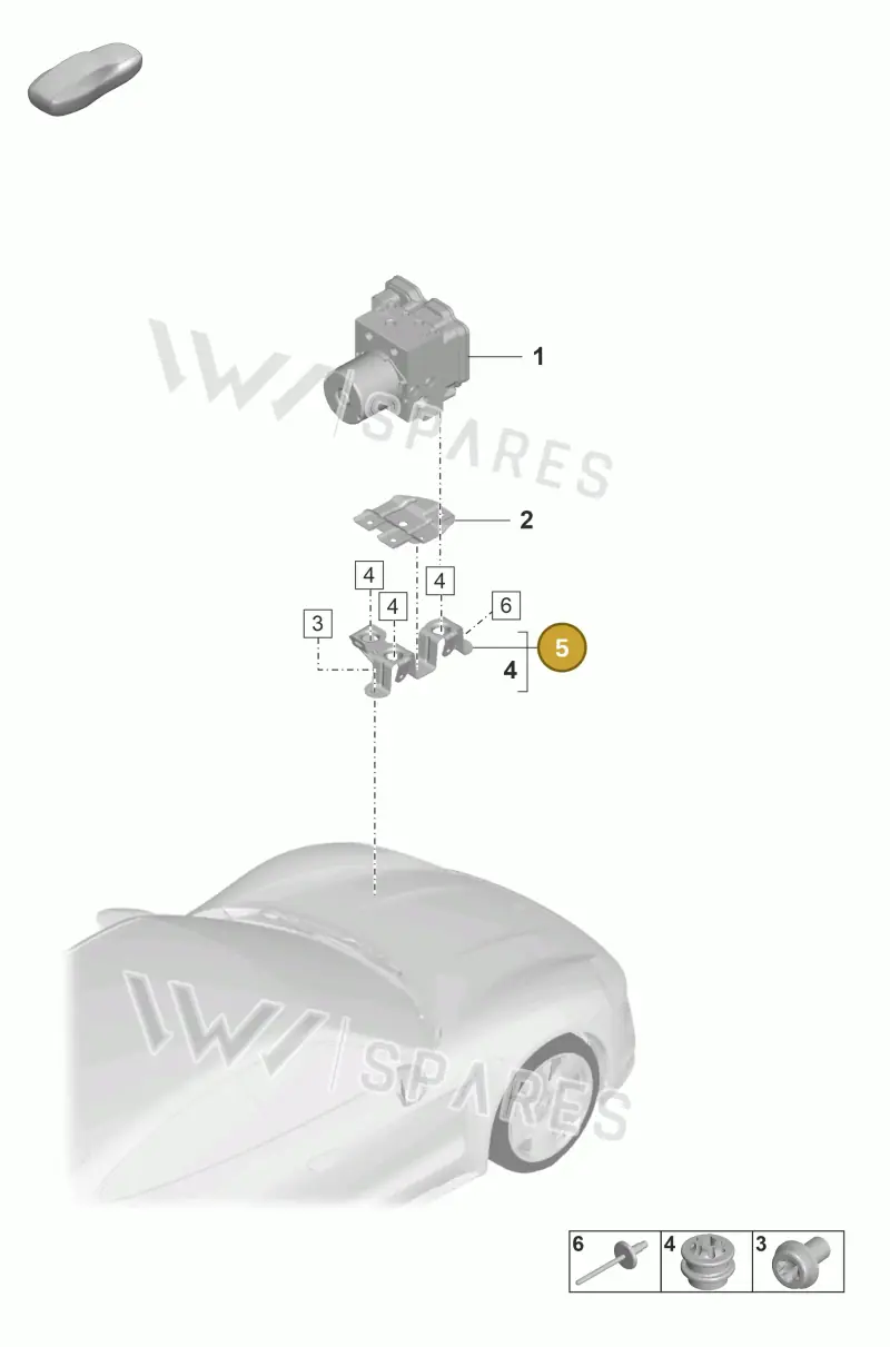 9J1614135 — Porsche Taycan Sport Turismo (2019-2024) diagram p56000001, position 5