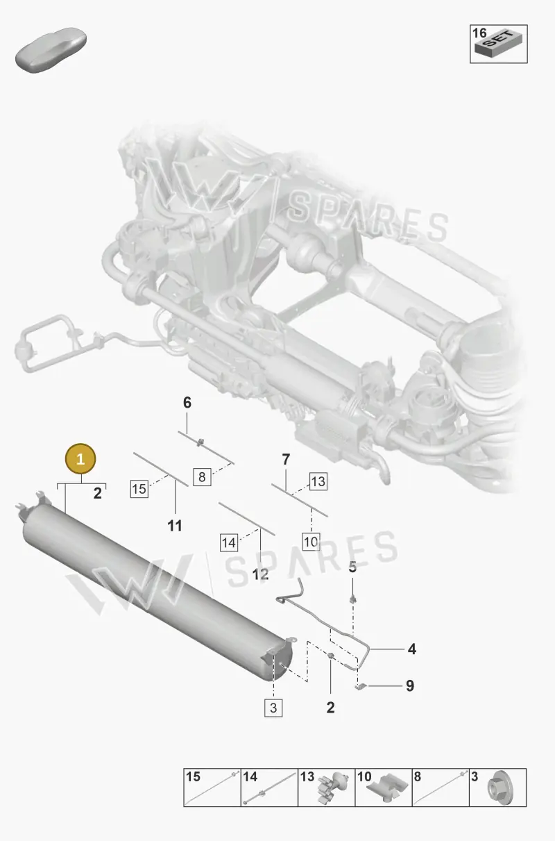 9J1616202A — Porsche Taycan Sport Turismo (2019-2024) diagram p56504050, position 1