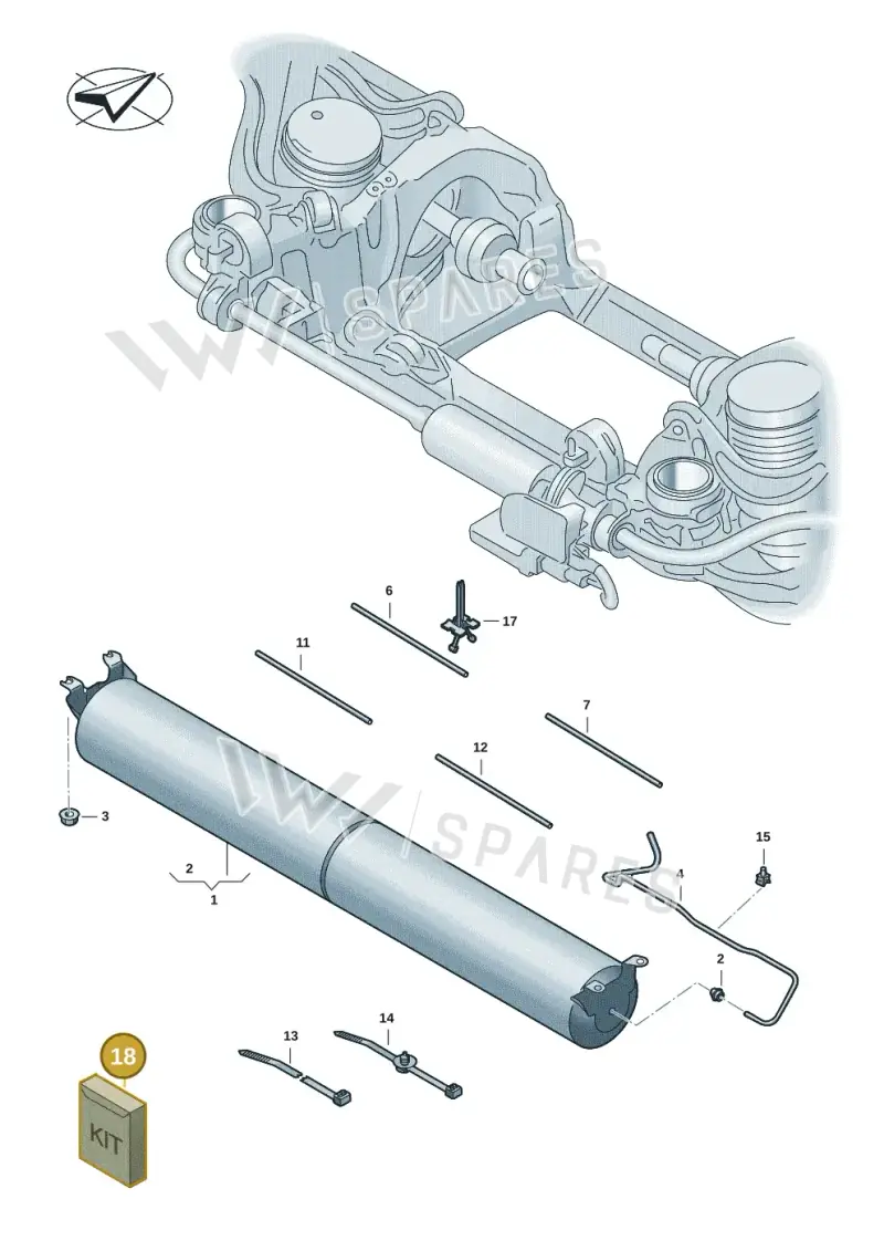 9J1616640 — Audi RS e-tron GT (2020-2025) diagram 4j1616100, position 18