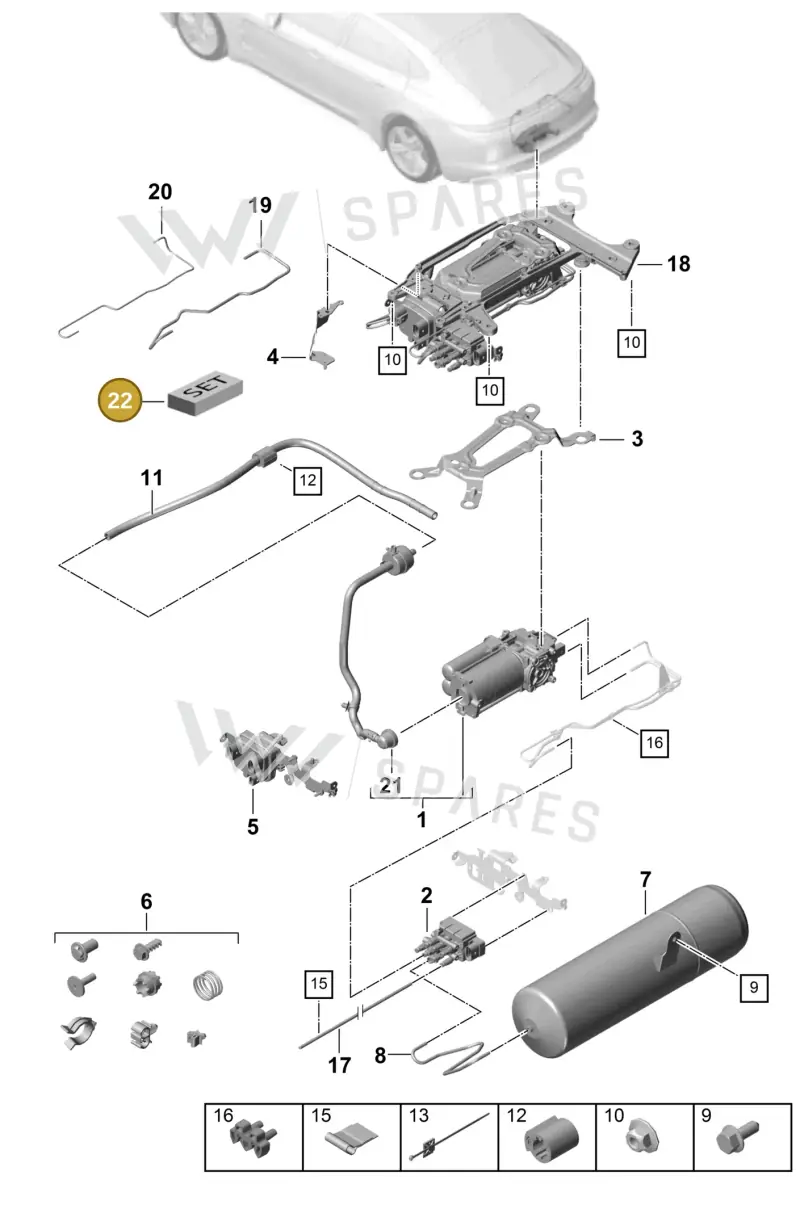 9J1616640 — Porsche Panamera (2016-2020) diagram p49502020, position 22