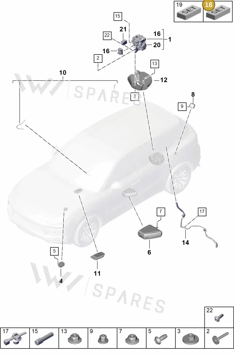 9J1616640 — Porsche Cayenne (2017-2023) diagram p51502020, position 18