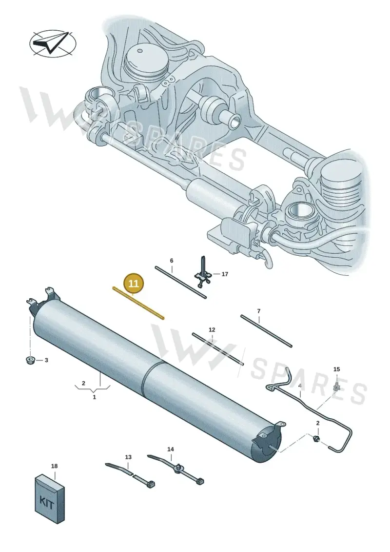 9J1616647D — Audi RS e-tron GT (2020-2025) diagram 4j1616100, position 11