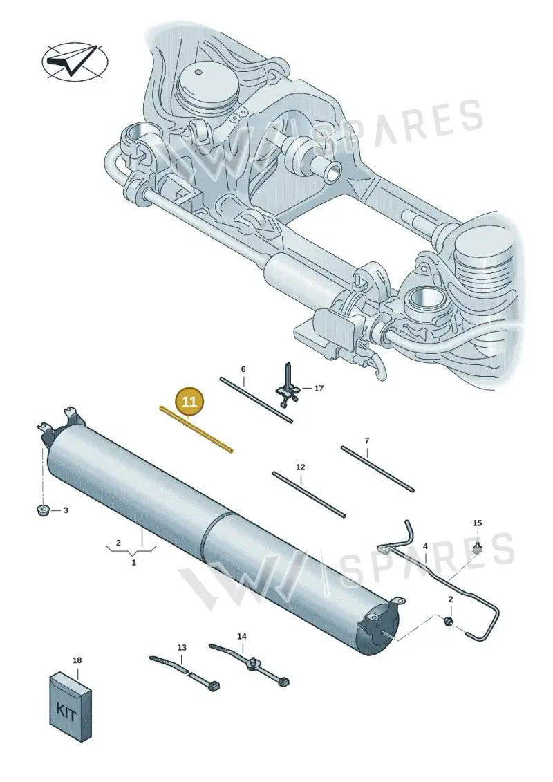 9J1616647J — Audi RS e-tron GT (2020-2025) diagram 4j1616100, position 11