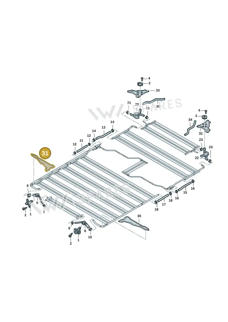 9J1801140Y — Audi RS e-tron GT (2020-2025) diagram 4j1915560, position 31