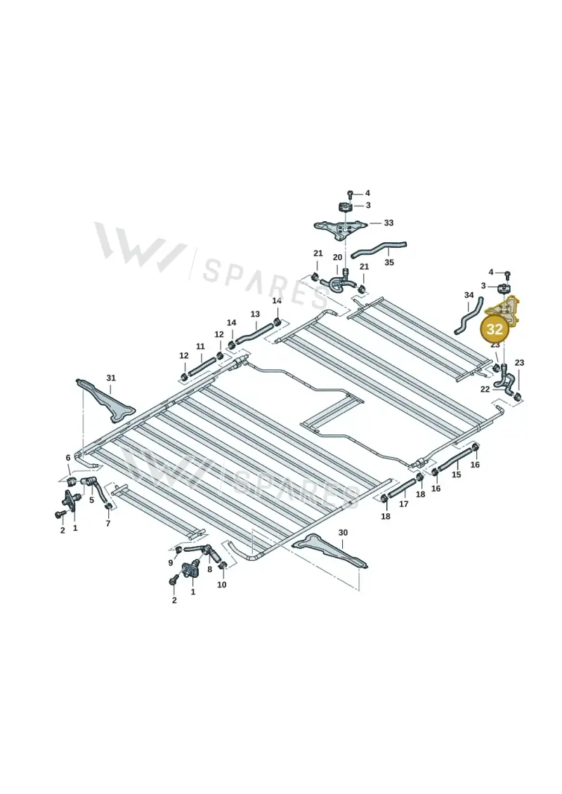 9J1802671AY — Audi RS e-tron GT (2020-2025) diagram 4j1915560, position 32