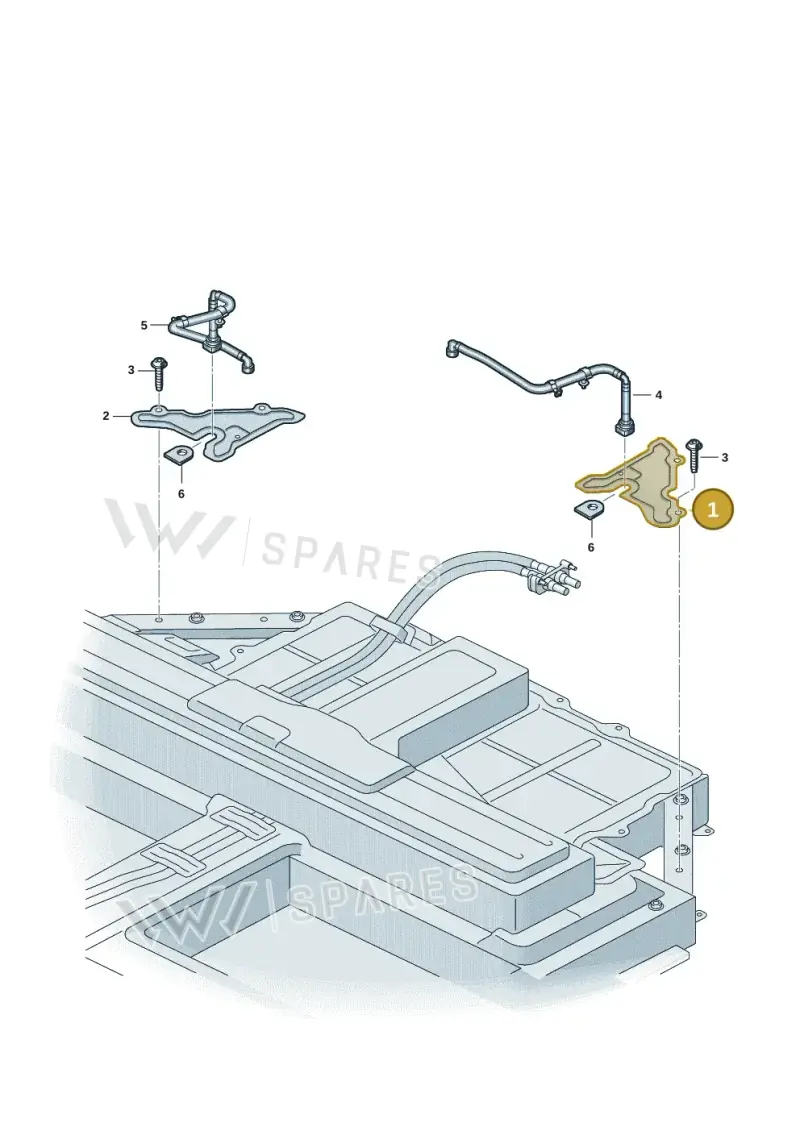 9J1802673C — Audi RS e-tron GT (2020-2025) diagram 4j1915561, position 1