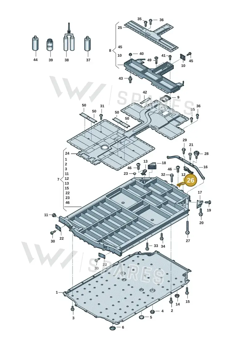 9J1804495 — Audi RS e-tron GT (2020-2025) diagram 4j1915520, position 26