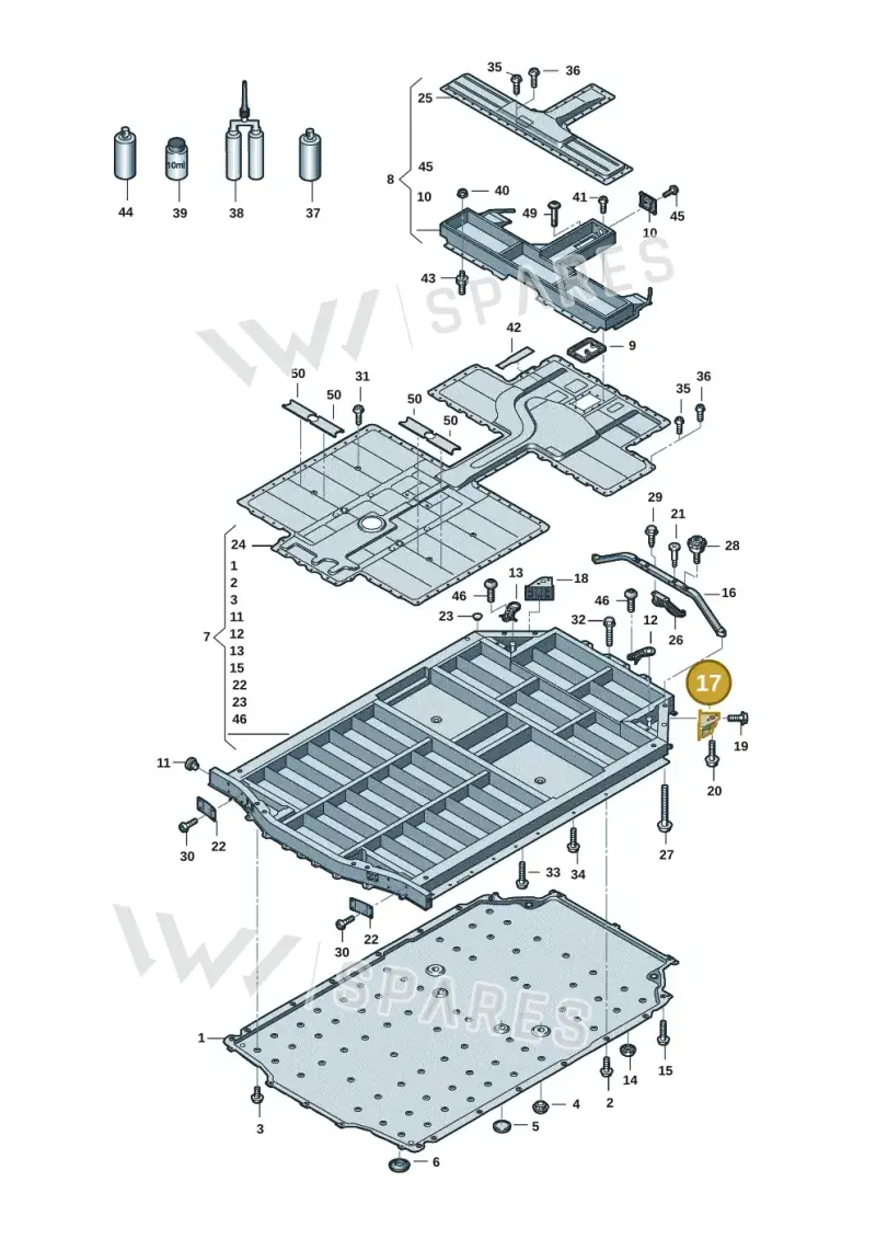 9J1804695 — Audi RS e-tron GT (2020-2025) diagram 4j1915520, position 17