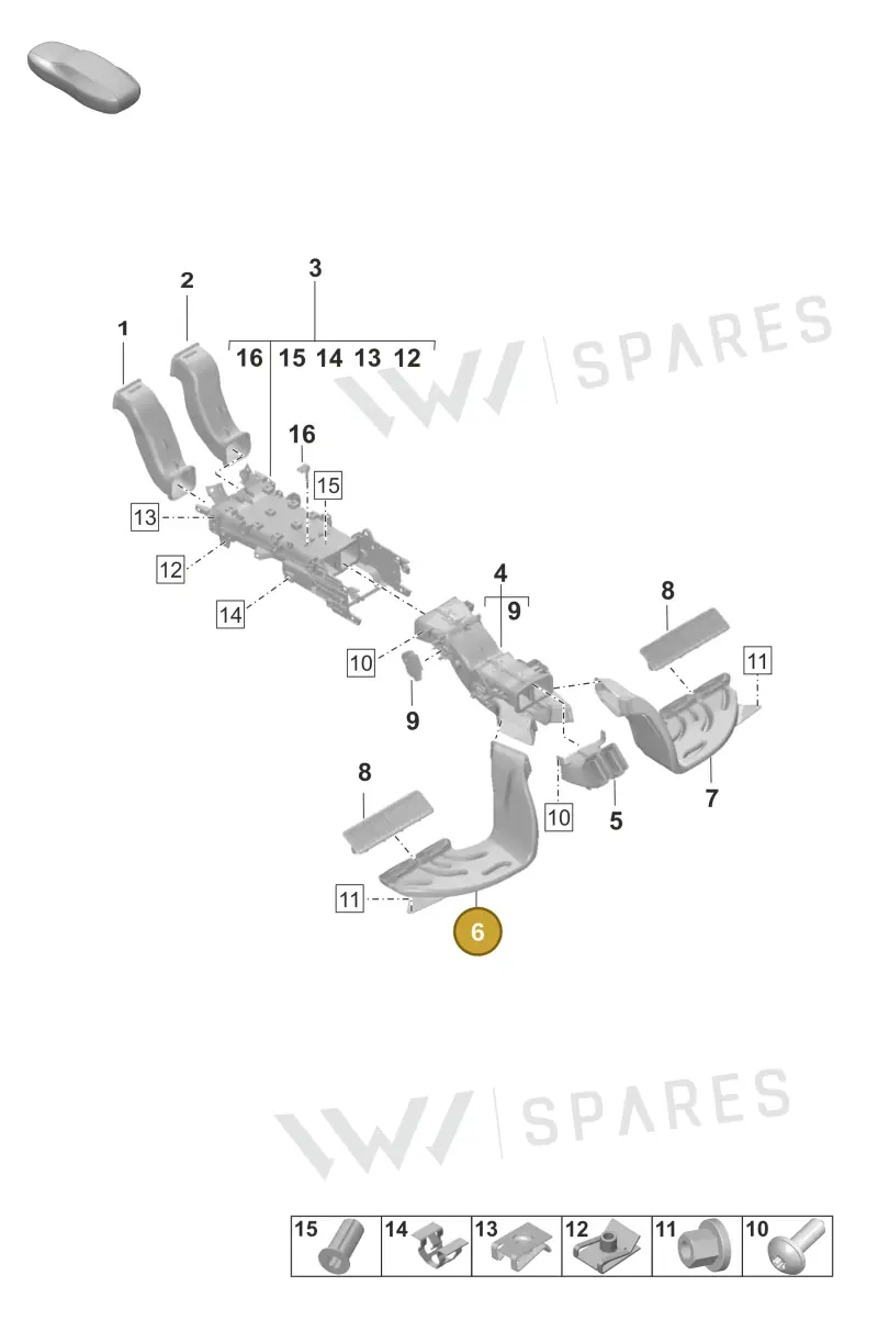 9J1815259 — Porsche Taycan Sport Turismo (2023-2025) diagram p56813200, position 6