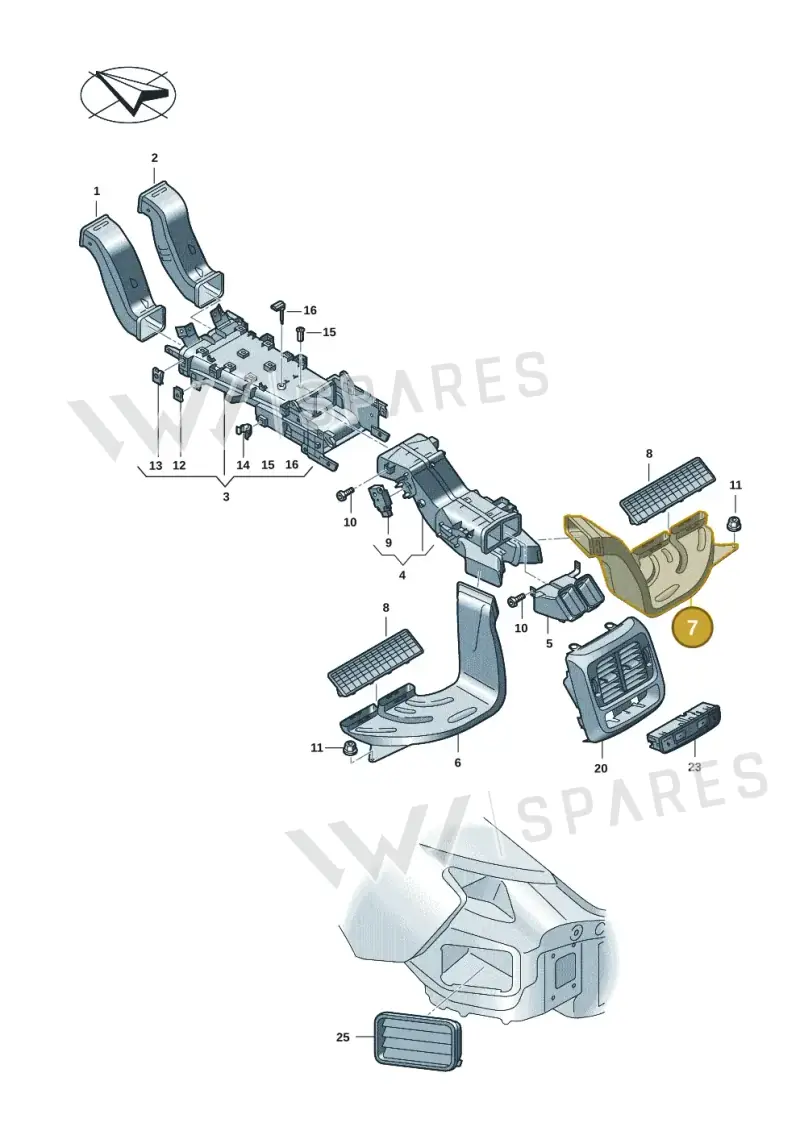 9J1815266 — Audi RS e-tron GT (2020-2025) diagram 4j1819200, position 7