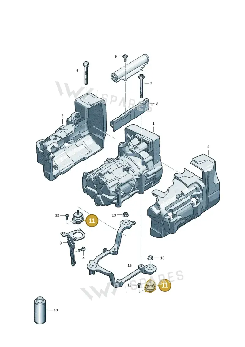 9J1819228F — Audi RS e-tron GT (2020-2025) diagram 4j1260300, position 11