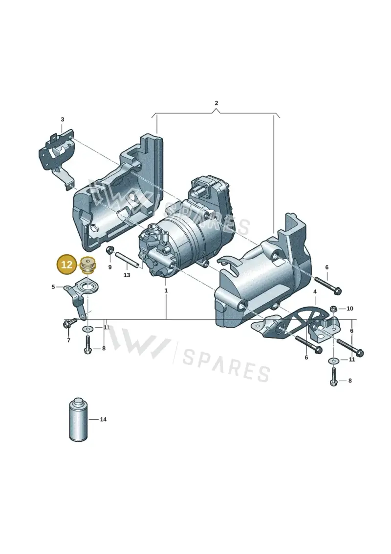9J1819228 — Audi RS e-tron GT (2020-2025) diagram 4j1260300, position 12