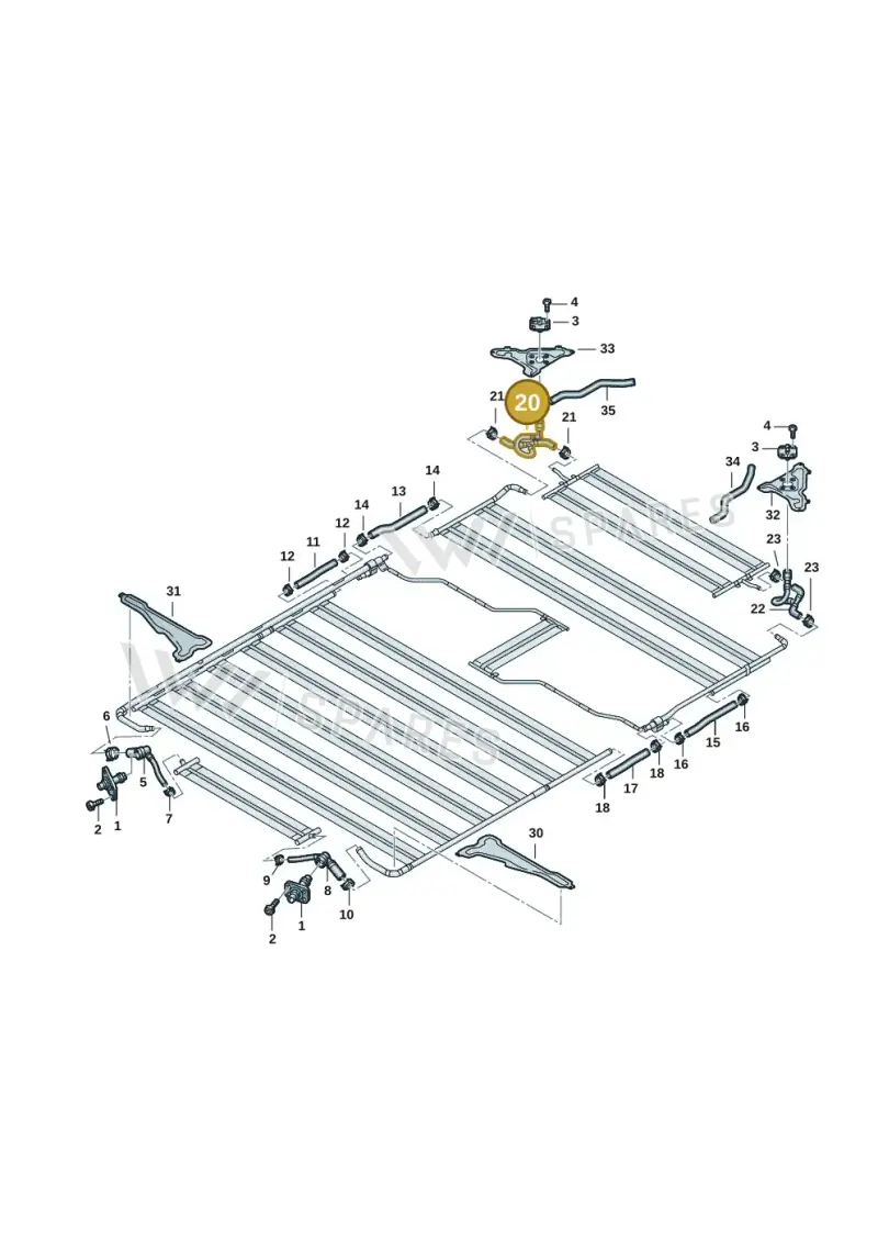 9J1820596 — Audi RS e-tron GT (2020-2025) diagram 4j1915560, position 20