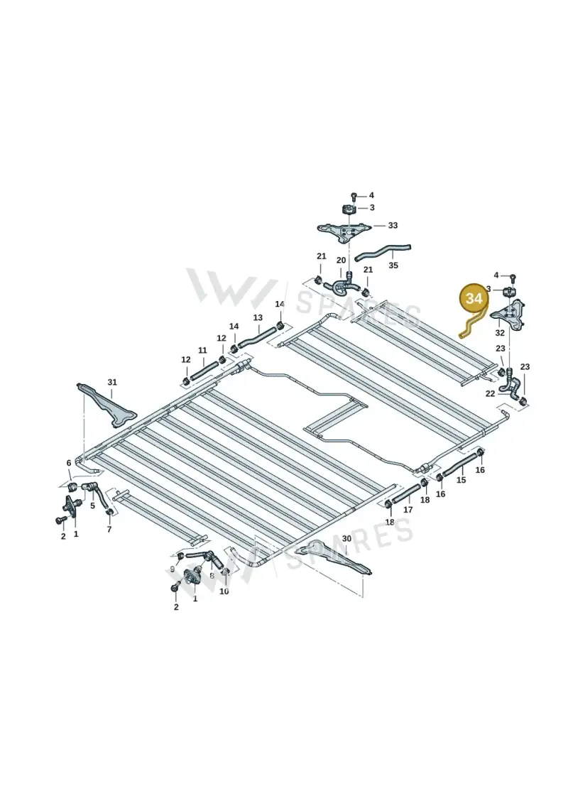 9J1820644 — Audi RS e-tron GT (2020-2025) diagram 4j1915560, position 34