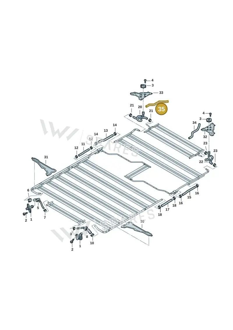 9J1820930 — Audi RS e-tron GT (2020-2025) diagram 4j1915560, position 35