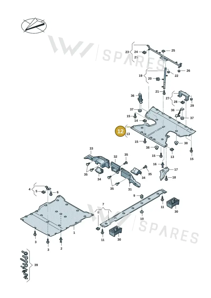 9J1825213C — Audi RS e-tron GT (2020-2025) diagram 4j1825000, position 12