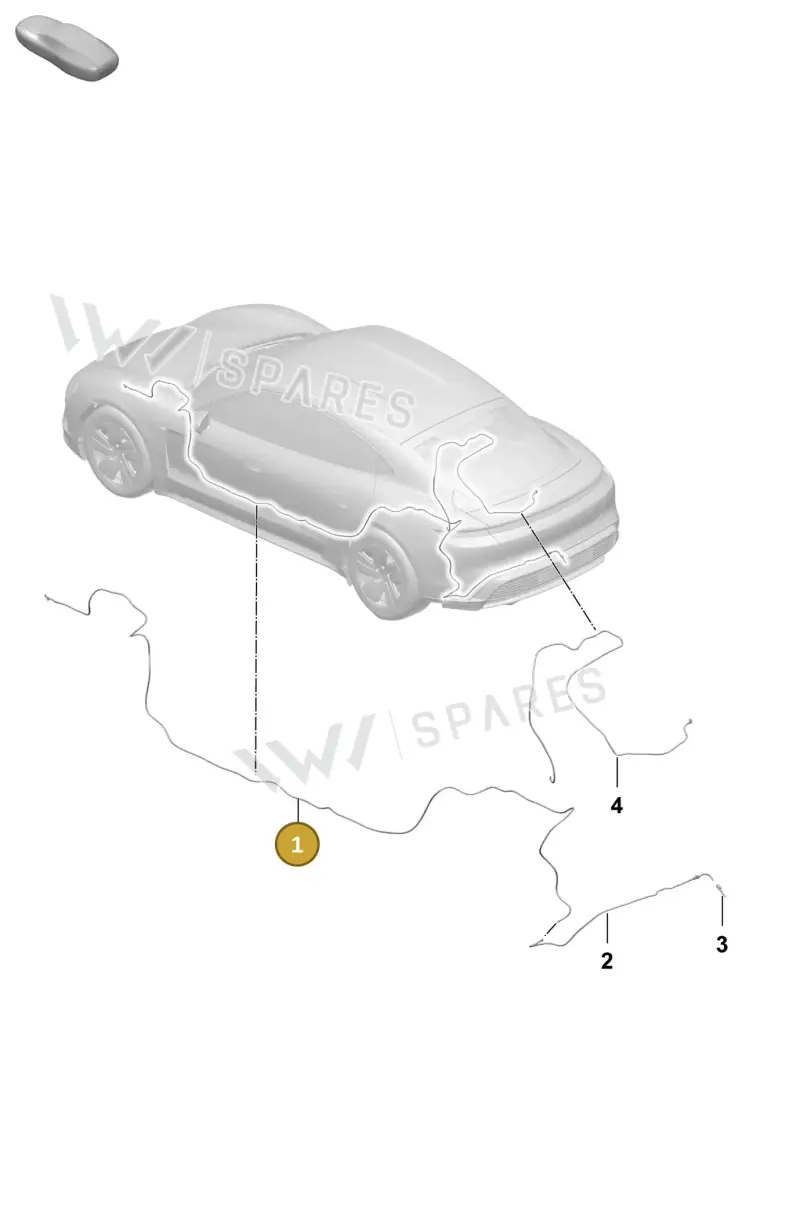 9J1827861 — Porsche Taycan Sport Turismo (2023-) diagram p64906400, position 1