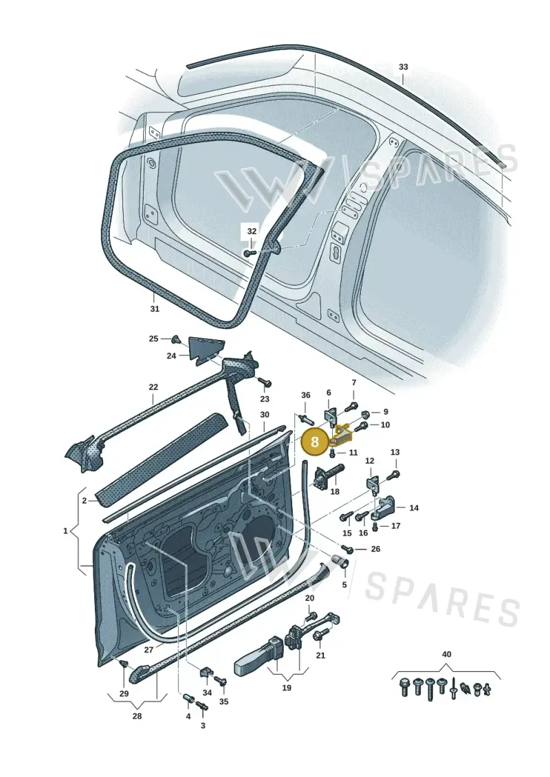 9J1831409A — Audi RS e-tron GT (2020-2025) diagram 4j1831010, position 8