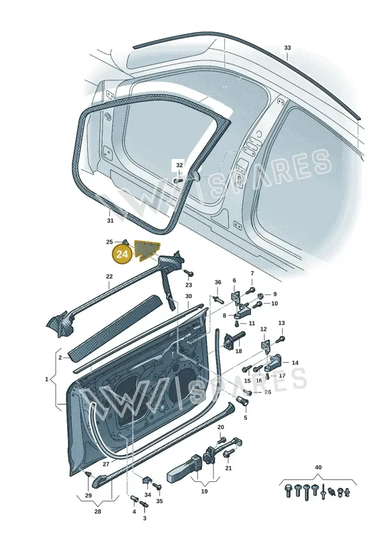 9J1837308A — Audi RS e-tron GT (2020-2025) diagram 4j1831010, position 24