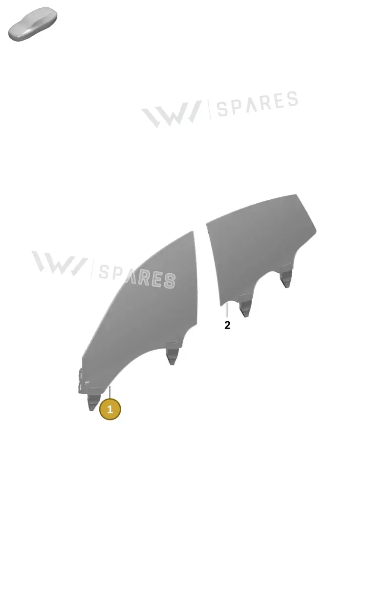 9J1845019F — Porsche Taycan Sport Turismo (2023-2025) diagram p64805010, position 1