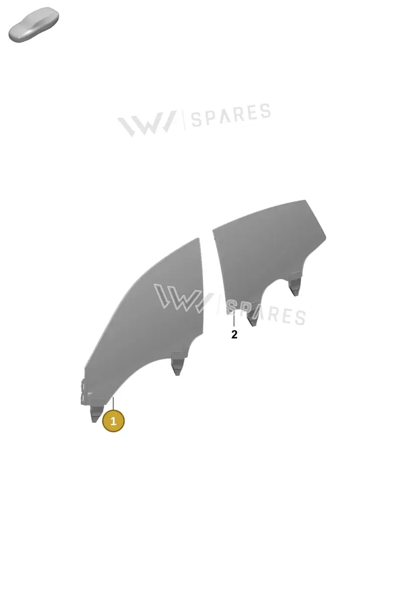 9J1845020F — Porsche Taycan Sport Turismo (2023-2025) diagram p64805010, position 1
