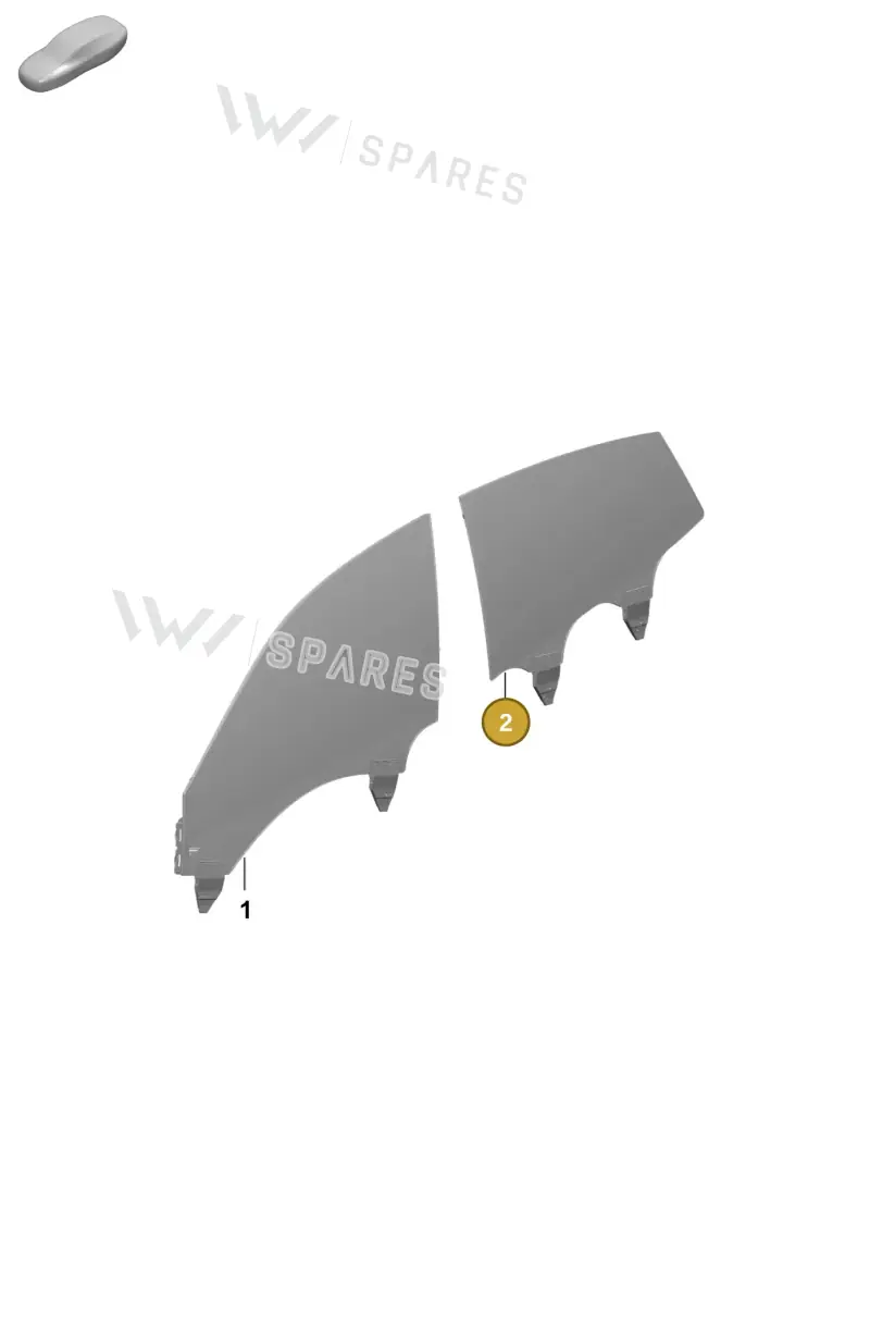 9J1845025E — Porsche Taycan Sport Turismo (2023-2025) diagram p64805010, position 2