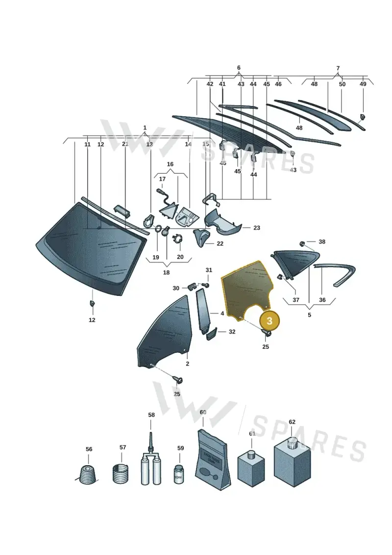 9J1845025F — Audi RS e-tron GT (2020-2025) diagram 4j1845000, position 3