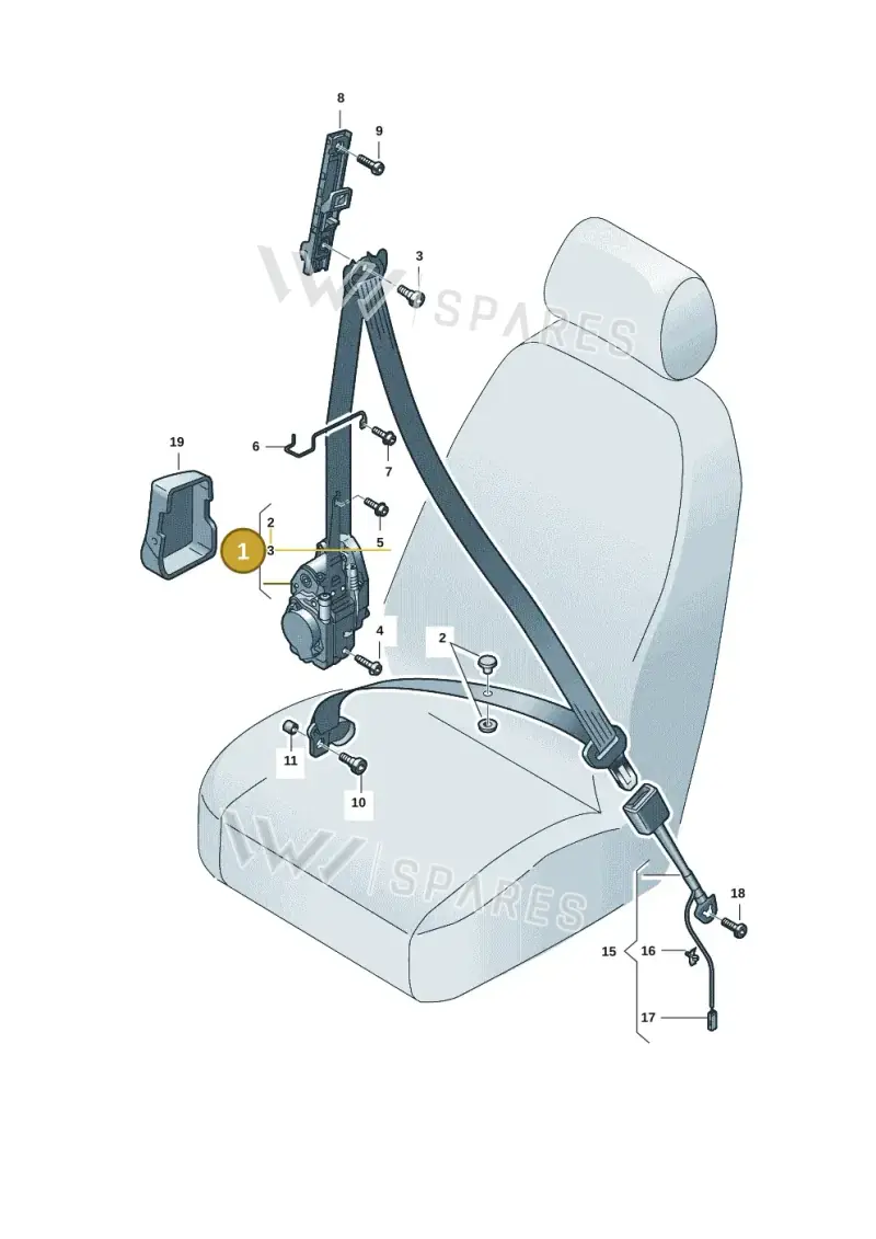 9J1857705SA23 — Audi RS e-tron GT (2020-2020) diagram 4j1857600, position 1