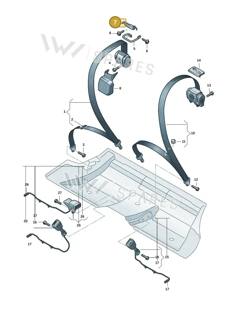 9J1857782 — Audi RS e-tron GT (2020-2020) diagram 4j1857700, position 7