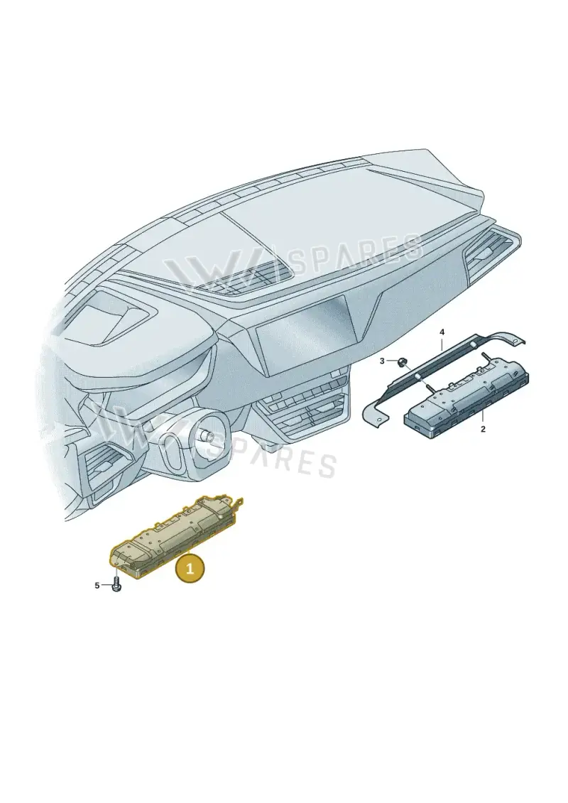 9J1880841F — Audi RS e-tron GT (2020-2025) diagram 4j1880300, position 1