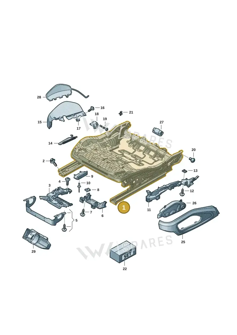 9J1881106 — Audi RS e-tron GT (2020-2025) diagram 4j1881000, position 1