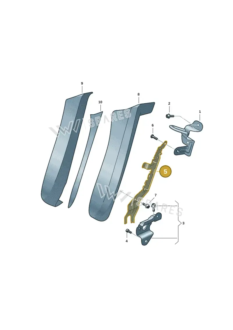 9J1885189 — Audi RS e-tron GT (2020-2025) diagram 4j1885850, position 5