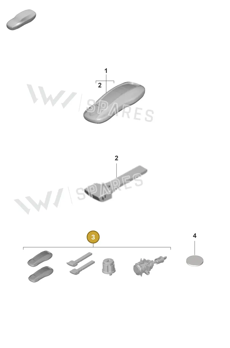9J1898374AT — Porsche Taycan Sport Turismo (2023-2025) diagram p56898000, position 3