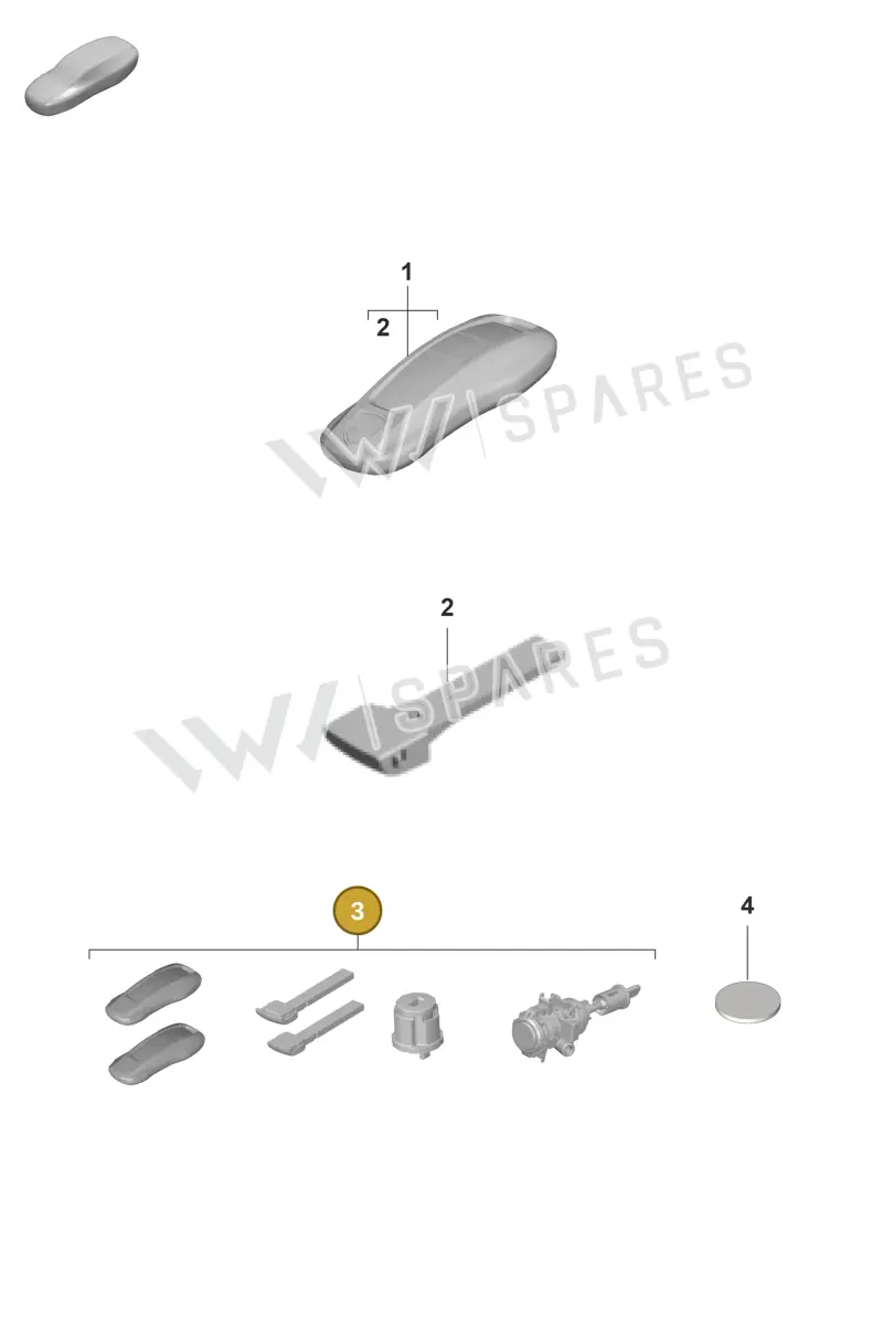 9J1898374BA — Porsche Taycan Sport Turismo (2023-2025) diagram p56898000, position 3