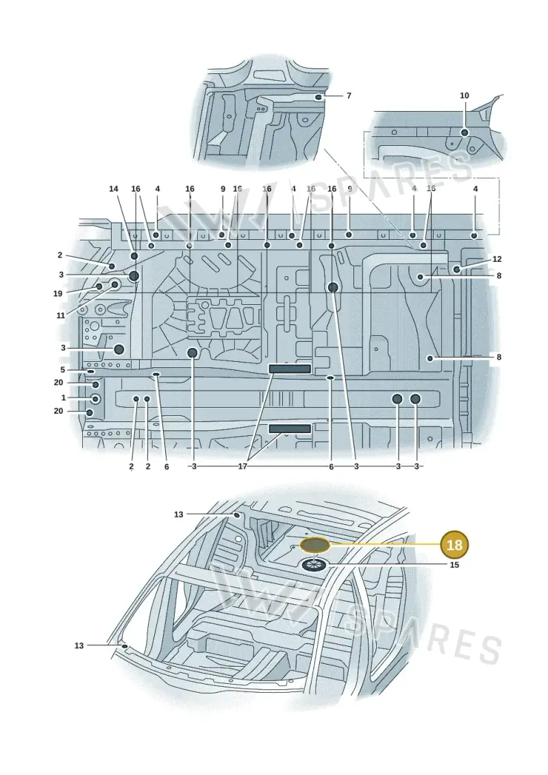 9J1899194 — Audi RS e-tron GT (2020-2025) diagram 4j1803350, position 2+18