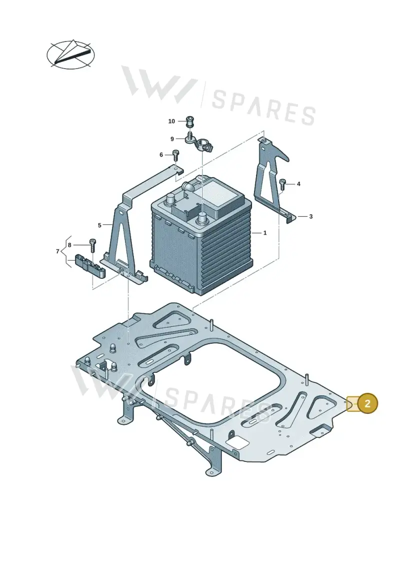 9J1915516A — Audi RS e-tron GT (2020-2020) diagram 4j1915000, position 2