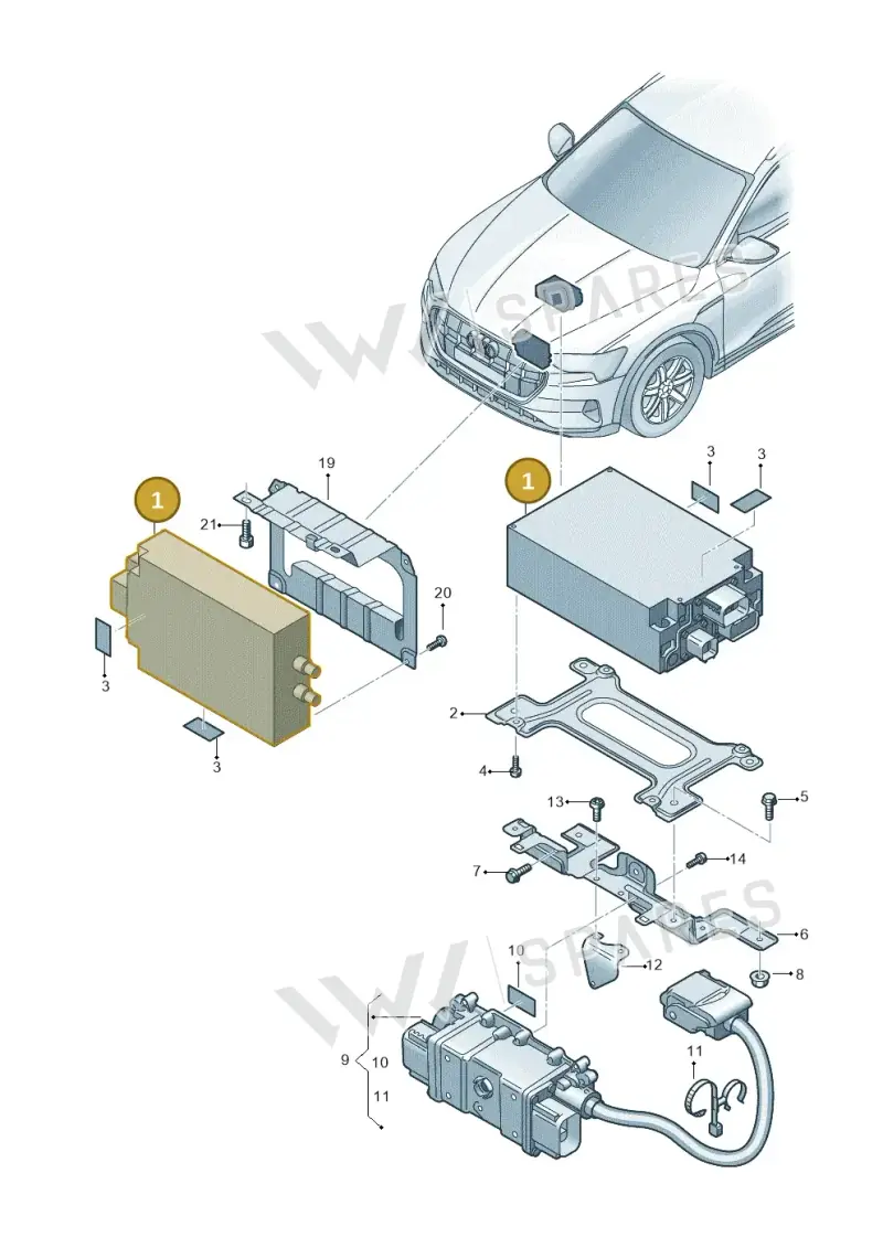 9J1915684N — Audi Q8 e-tron (2018-2025) diagram 586915800, position 1