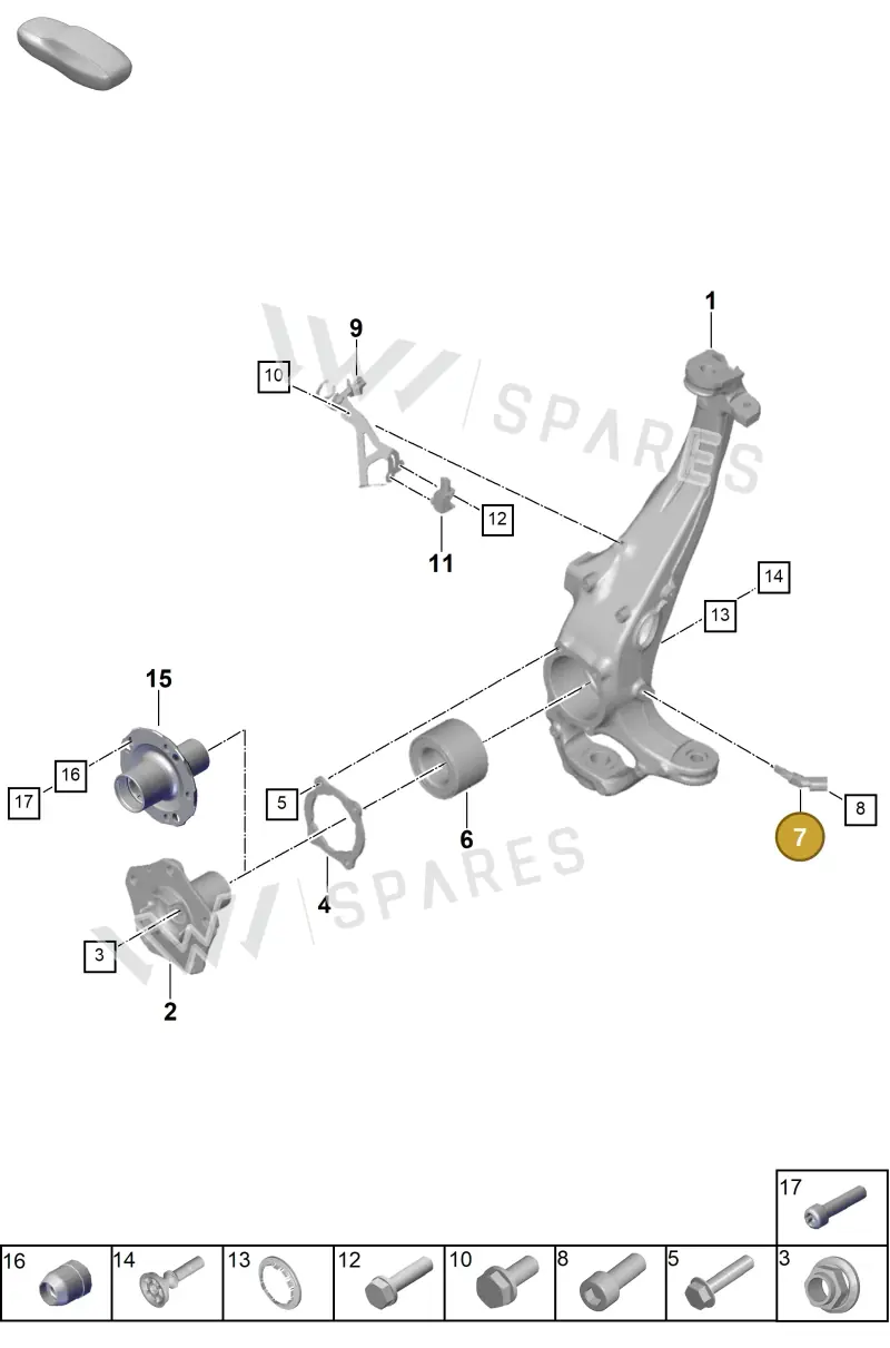 9J1927807 — Porsche Panamera (2023-2025) diagram p62401020, position 7