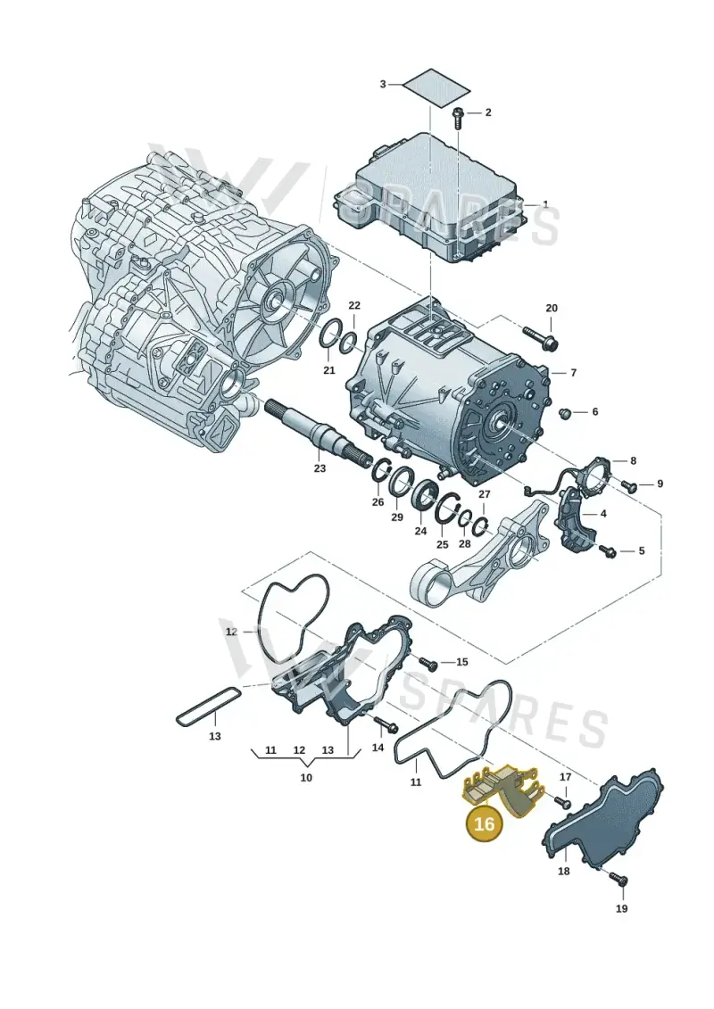9J1937532A — Audi RS e-tron GT (2020-2025) diagram 4j1901900, position 16