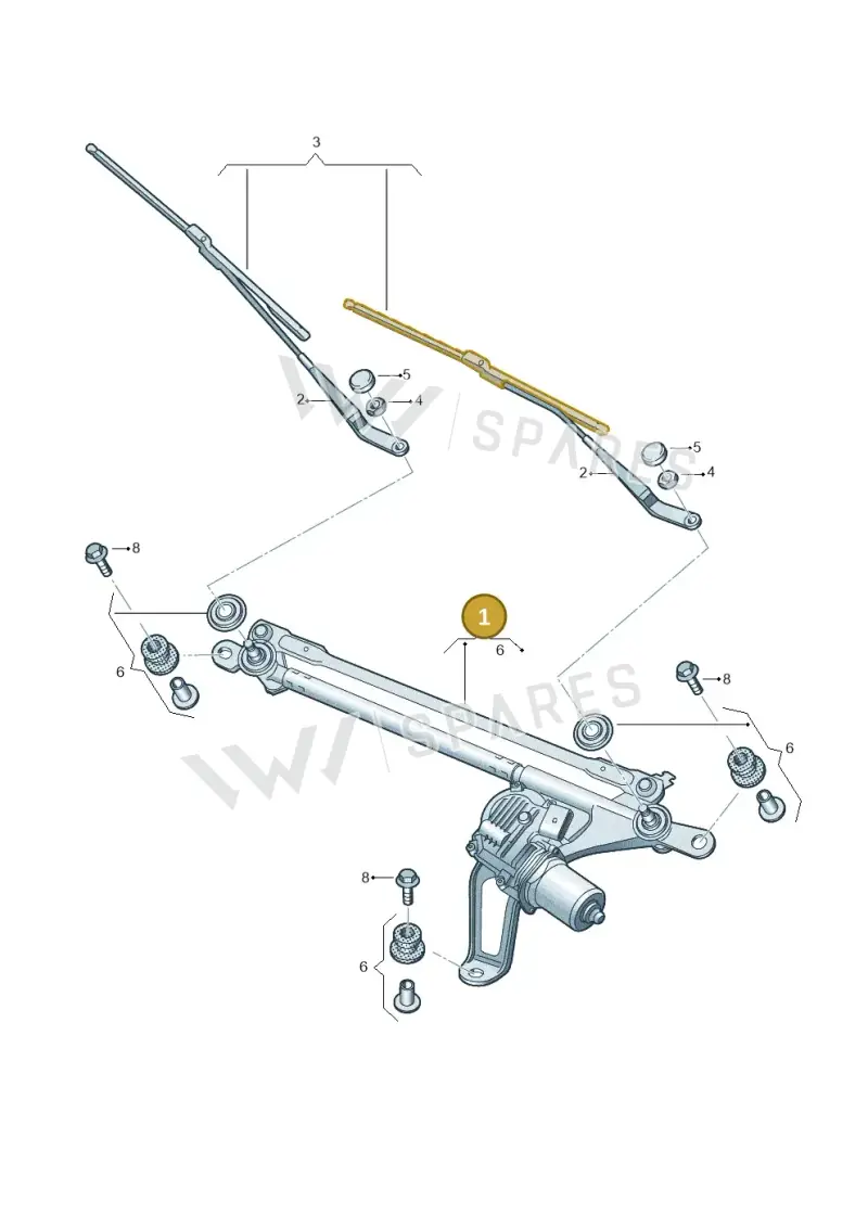 9J1955024E — Audi RS e-tron GT (2020-2025) diagram 896955000, position 1