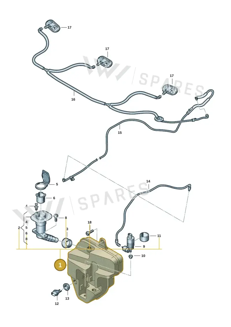 9J1955453C — Audi RS e-tron GT (2020-2025) diagram 4j1955010, position 1
