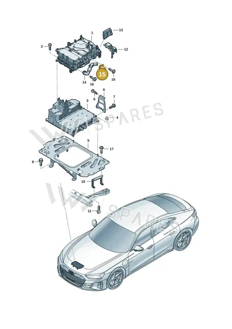 9J1959227A — Audi RS e-tron GT (2020-2025) diagram 4j1915600, position 15