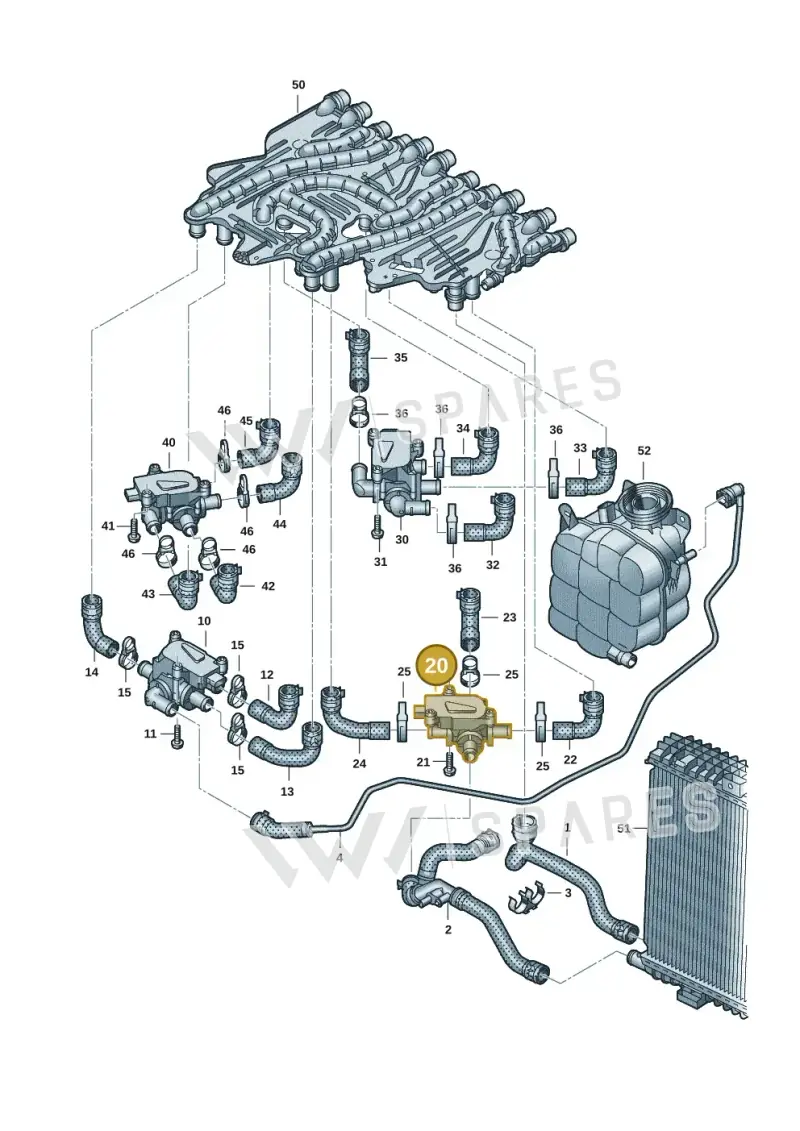9J1963375E — Audi RS e-tron GT (2020-2020) diagram 4j1121000, position 20