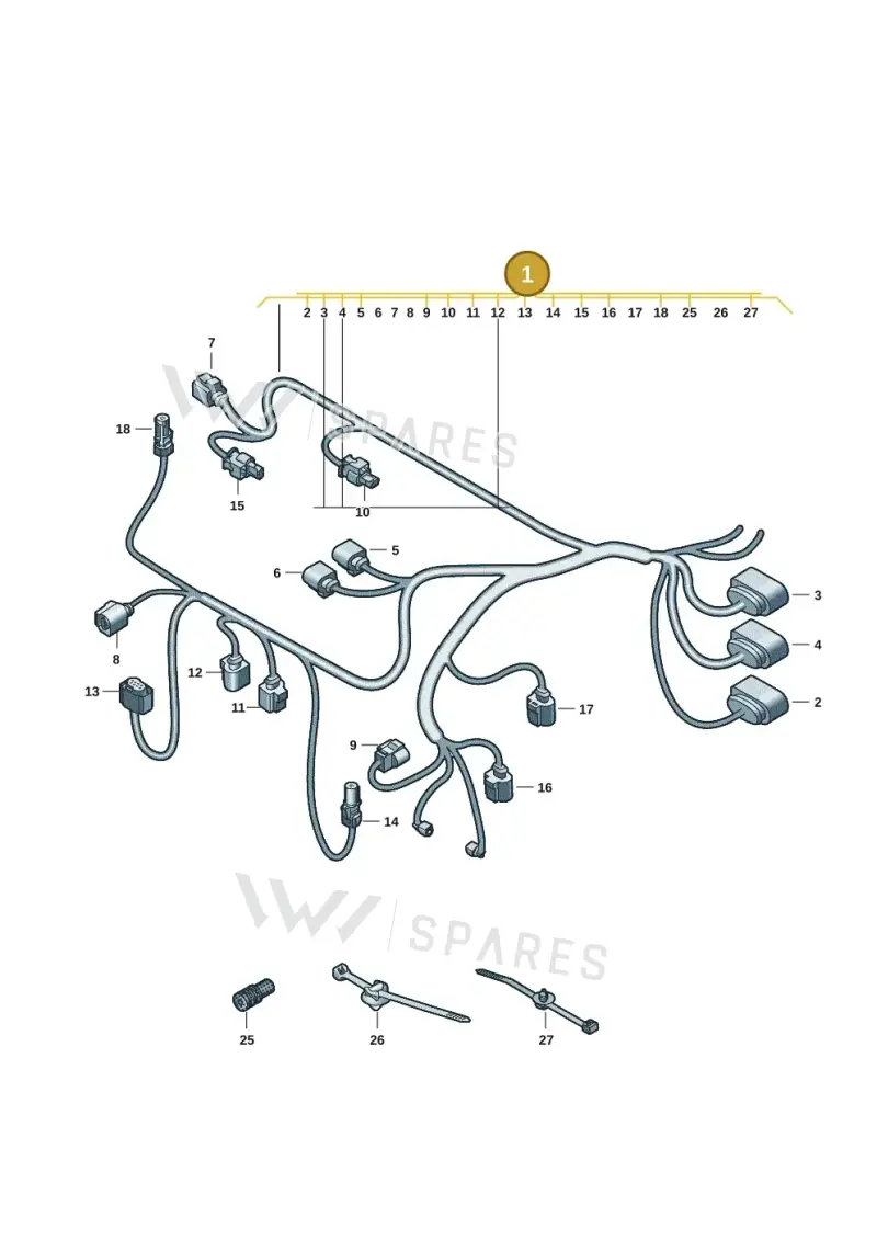9J1971023Q — Audi RS e-tron GT (2020-2025) diagram 4j1972600, position 1