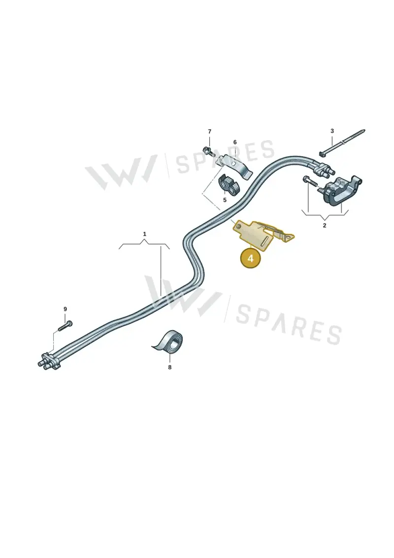 9J1971262 — Audi RS e-tron GT (2020-2025) diagram 4j1970205, position 4