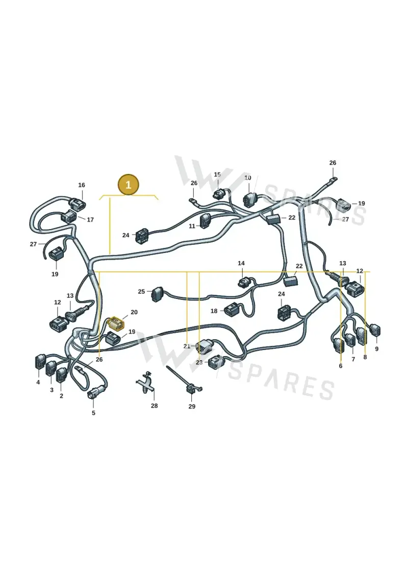 9J1971772BT — Audi RS e-tron GT (2020-2025) diagram 4j1971150, position 1