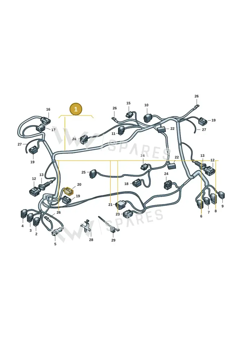 9J1971772CD — Audi RS e-tron GT (2020-2025) diagram 4j1971150, position 1
